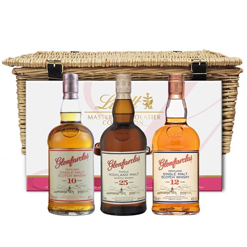 Glenfarclas Family Hamper With Chocolates - Delivered to Your Door